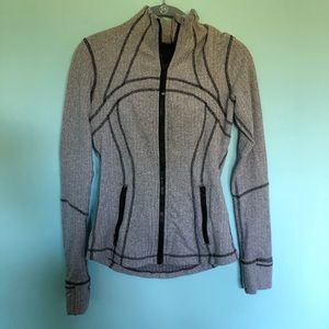 Lululemon grey running jacket